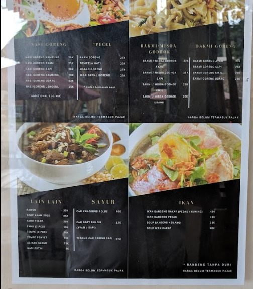 menu padi emas sentul (via google david santoso)