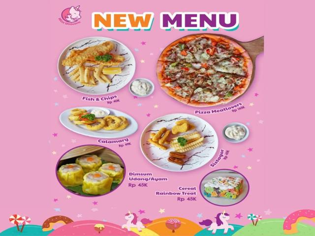 menu miss unicorn bekasi