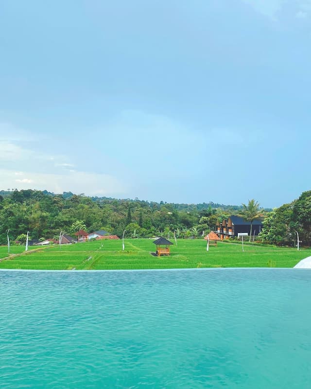 kolam renang serasa di ubud bali