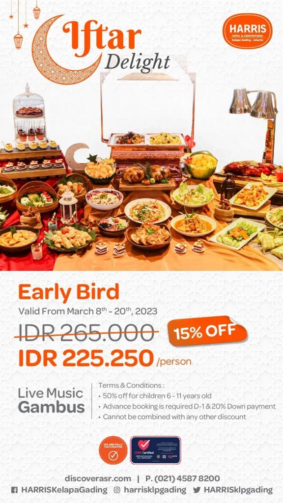 Tempat Bukber All You Can Eat Harris hotel Jakarta
