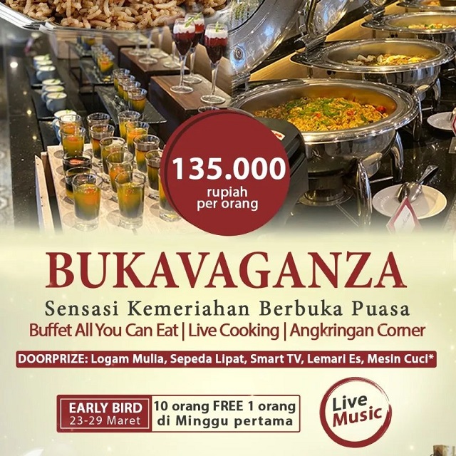 Tempat Bukber All You Can Eat Hotel Surabaya dafam pacific