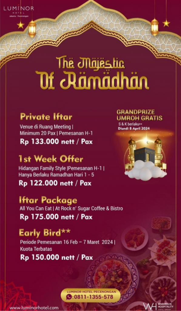 paket iftar luminor jakarta