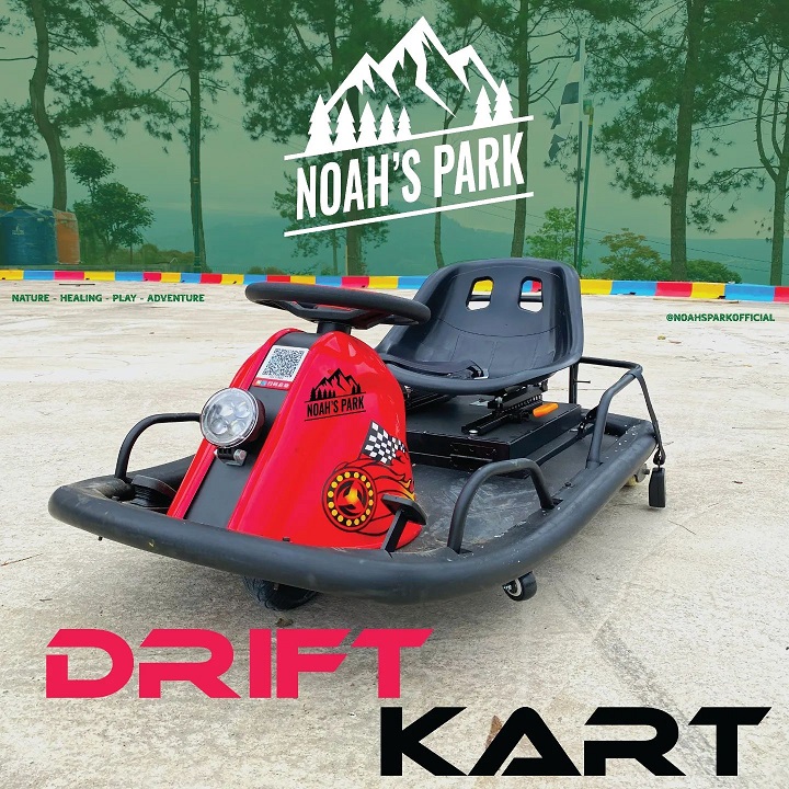 wahana noah's park lembang drift kart