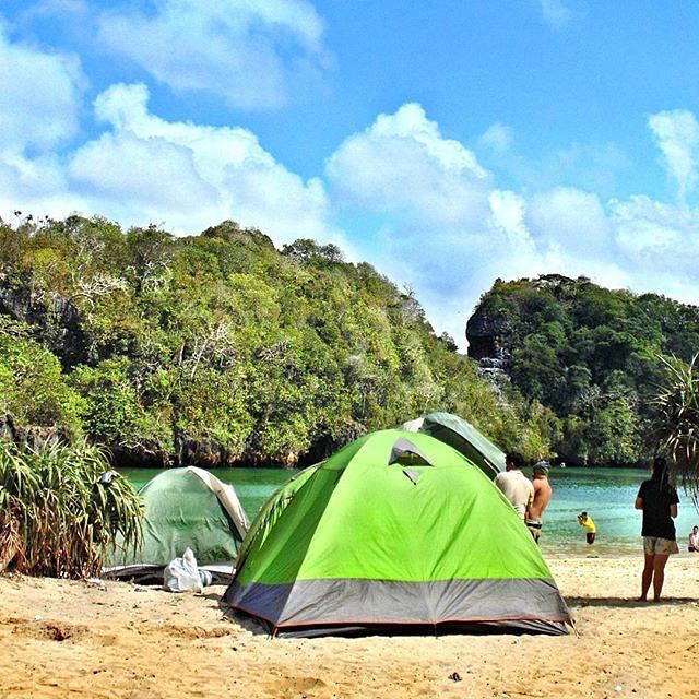 camping di pulau sempu