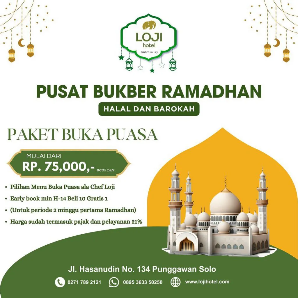 Bukber Ramadhan 2024 loji hotel solo